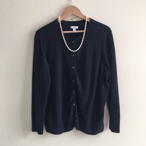 Black Cardigan (Croft and Barrow)